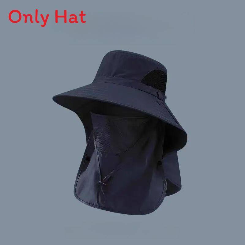 Mens Summer Fishing Sun Hat With Removable Face Shield For Outdoor Hiking Protection NavyBlue
Mens Summer Fishing Sun Hat With Removable Face Shield For Outdoor Hiking Protection NavyBlue