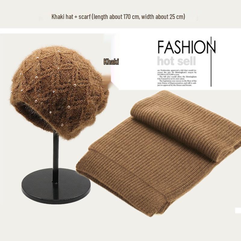 В язана зимова шапка-біні в корейському стилі з перловим обручем – Ручна робота, товста тепла вовняна шапка для жінок One Size
В язана зимова шапка-біні в корейському стилі з перловим обручем – Ручна робота, товста тепла вовняна шапка для жінок One Size