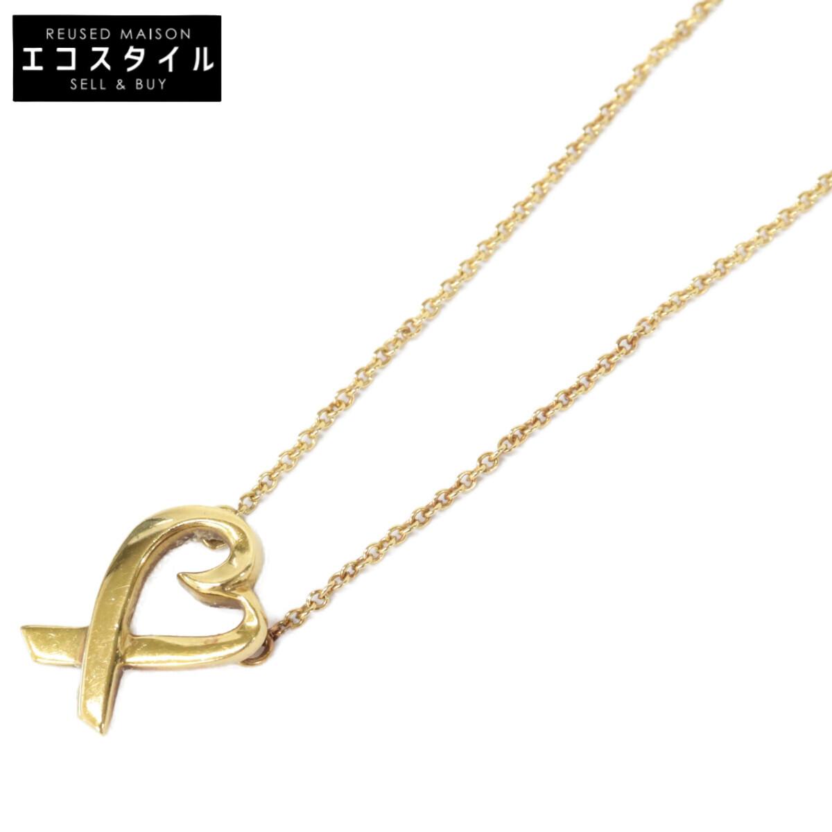TIFFANY&Co. Paloma Picasso Rubbing Heart Pendant Necklace Yellow GoldUsed
TIFFANY&Co. Paloma Picasso Rubbing Heart Pendant Necklace Yellow GoldUsed