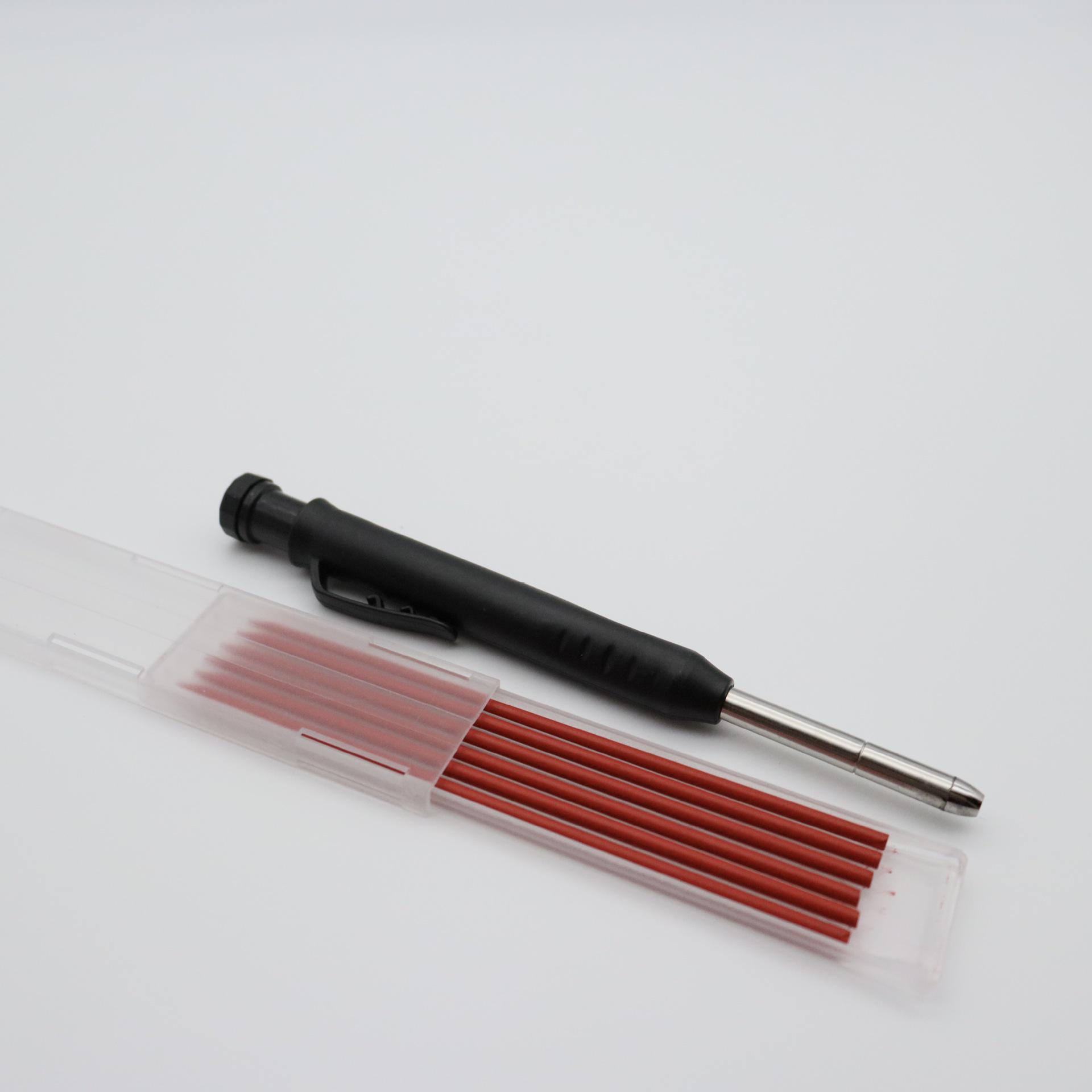 2,8 мм Профессиональный карандаш для плотника для разметки глубоких отверстий с графитовым стержнем
2,8 мм Профессиональный карандаш для плотника для разметки глубоких отверстий с графитовым стержнем