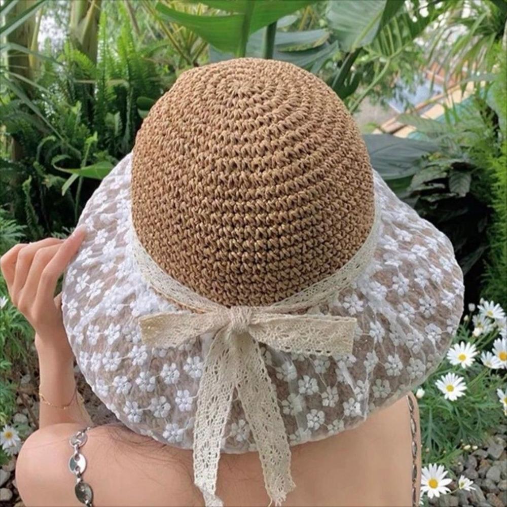 Lace Sunscreen Bucket Hat Ribbon Beach Fisherman Hat Elegant Bow Straw Hat Summer бежевый
Lace Sunscreen Bucket Hat Ribbon Beach Fisherman Hat Elegant Bow Straw Hat Summer бежевый
