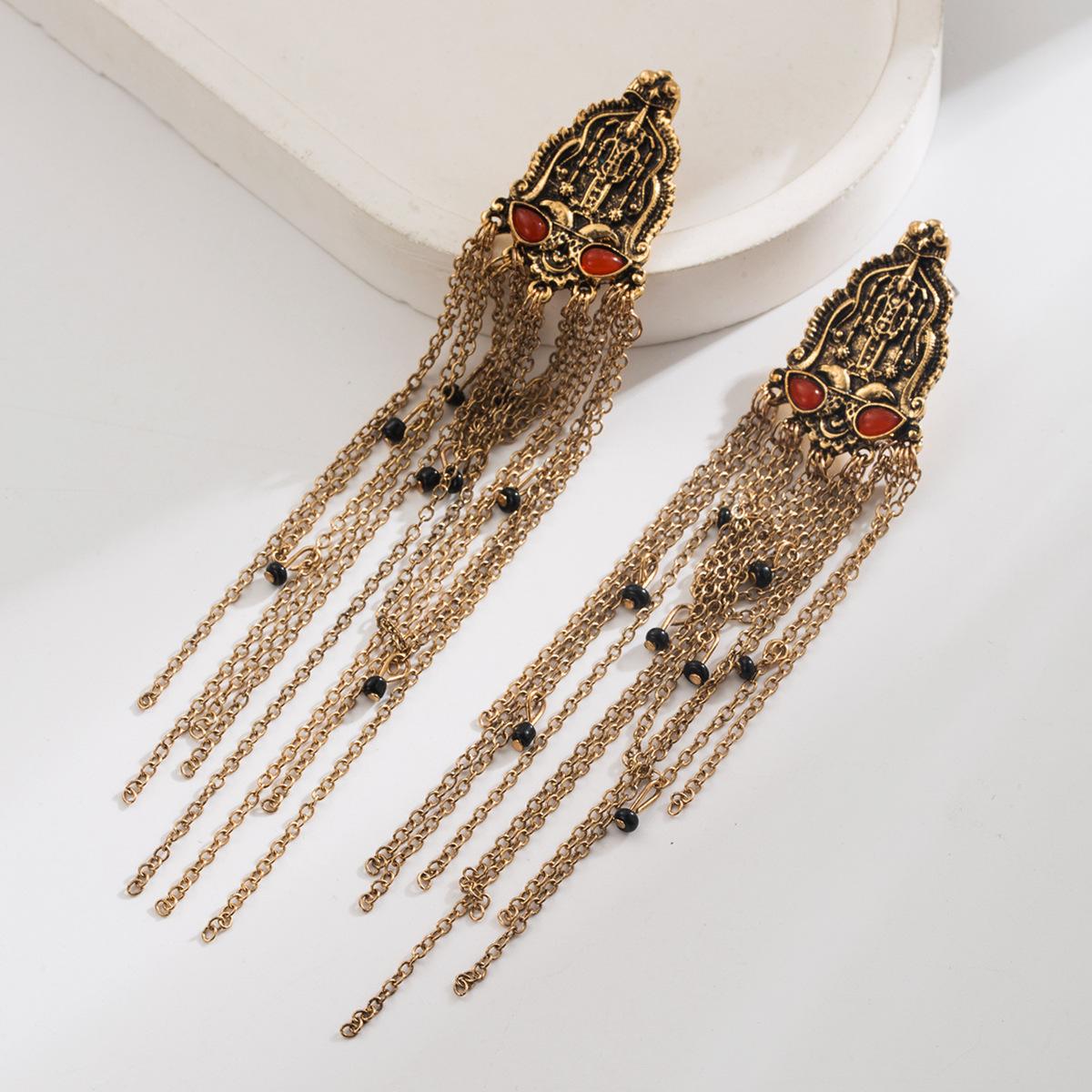 Модные серьги-подвески для женщин золотой
Модные серьги-подвески для женщин золотой