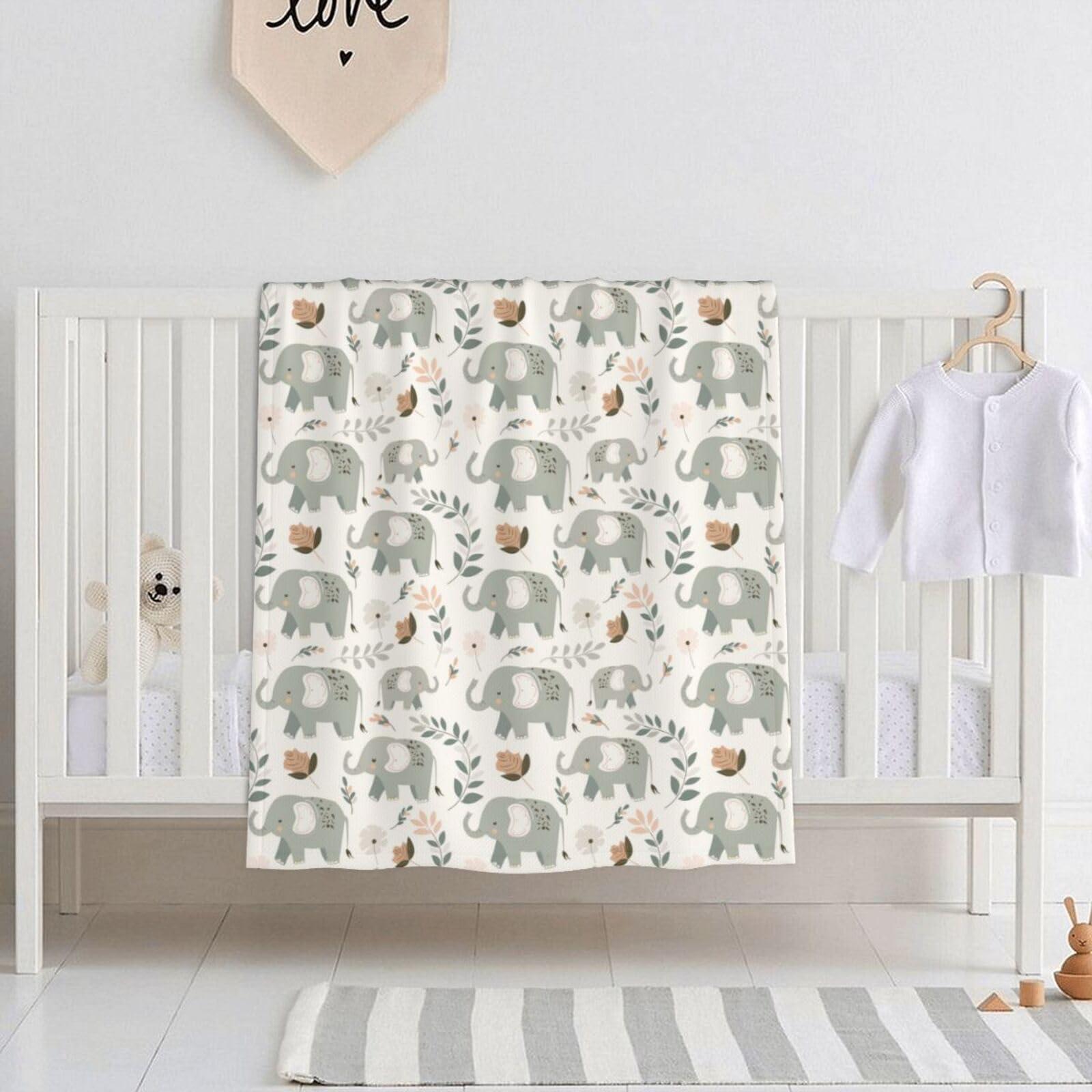 VIKAMA Minimalist Baby Elephant Blanket Fresh Floral Soft Flannel Living Room & Bedroom Throw Outdoor Travel Blanket Home Decor 80x120cm(31x47inch)
VIKAMA Minimalist Baby Elephant Blanket Fresh Floral Soft Flannel Living Room & Bedroom Throw Outdoor Travel Blanket Home Decor 80x120cm(31x47inch)