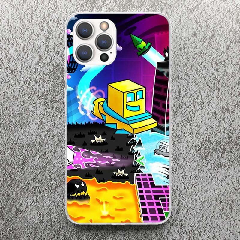 Geometry Dash Game Print Soft Case for iPhone 17 Air 16 16E 15 14 Plus 13 Mini 12 11 Pro Max Phone Shell SE 7 8 Pattern Cover fo iPhone 11
Geometry Dash Game Print Soft Case for iPhone 17 Air 16 16E 15 14 Plus 13 Mini 12 11 Pro Max Phone Shell SE 7 8 Pattern Cover fo iPhone 11
