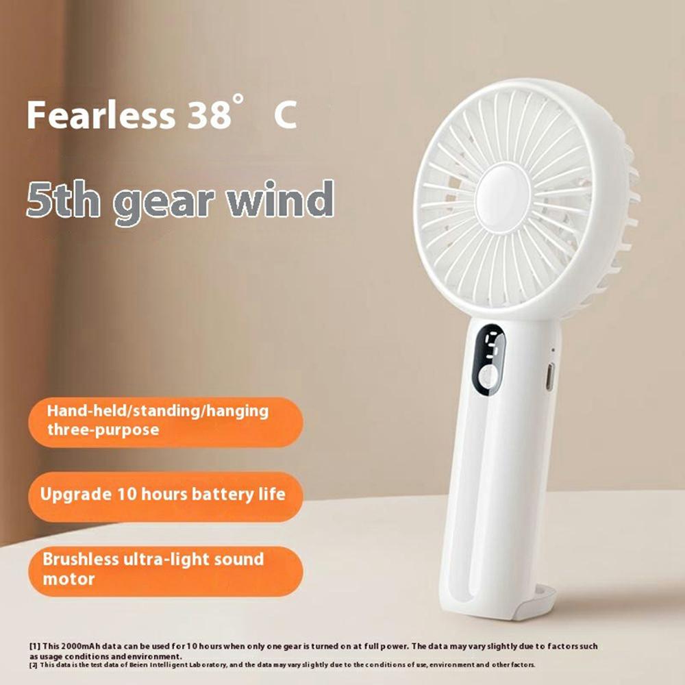 GF13 5 Speeds USB Rechargeable Handheld Fan Portable Mini Quiet Cooling Fan with Digital Display Green
GF13 5 Speeds USB Rechargeable Handheld Fan Portable Mini Quiet Cooling Fan with Digital Display Green