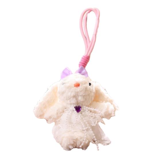 Doll Pendant Keychain Cartoon Rabbit Plush Keyring with Heart Bowknot Necklace Car Key Holder Pendant Backpack Accessories
Doll Pendant Keychain Cartoon Rabbit Plush Keyring with Heart Bowknot Necklace Car Key Holder Pendant Backpack Accessories