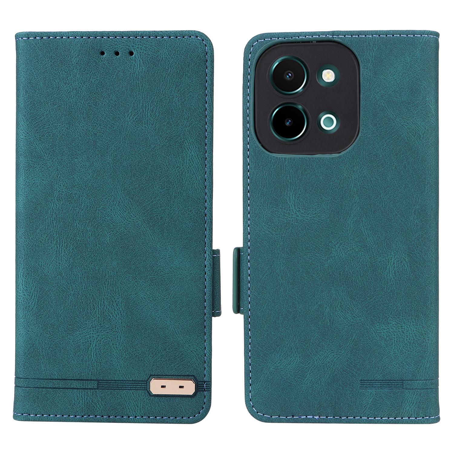 For vivo Y28 4G Case Leather Wallet Phone Cover Hardware Decor Blue
For vivo Y28 4G Case Leather Wallet Phone Cover Hardware Decor Blue