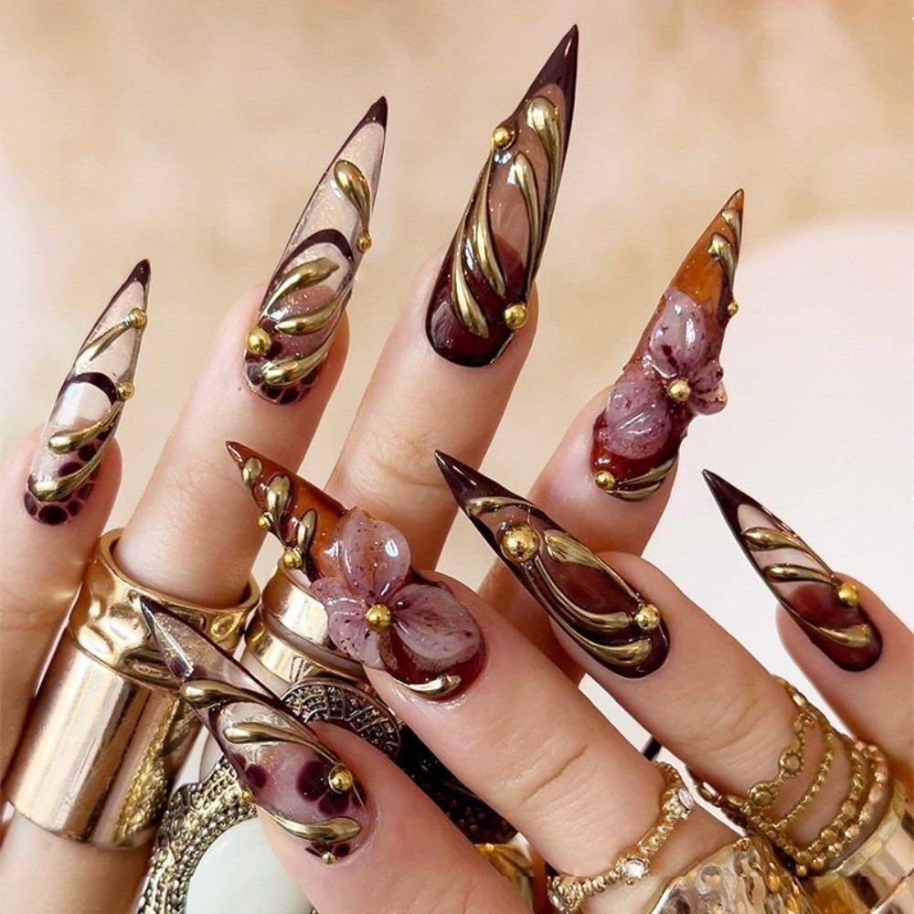 24Pcs Detachable Press on Nails Heart Fake Nail Vintage False Nail Women Style 02
24Pcs Detachable Press on Nails Heart Fake Nail Vintage False Nail Women Style 02