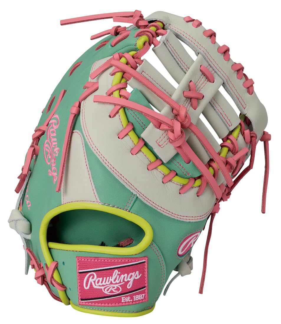 Rawlings MLB COLOR SYNC Baseball First inches HOH® Glove, Softball, Baseman s Glove, GR6HMM535, Mint/White, 11.75 (Left-handed throw)
Rawlings MLB COLOR SYNC Baseball First inches HOH® Glove, Softball, Baseman s Glove, GR6HMM535, Mint/White, 11.75 (Left-handed throw)