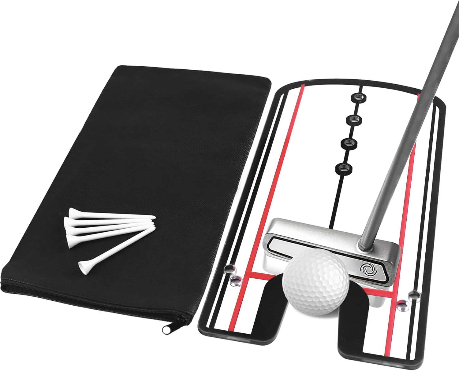 Golf Putting Mirror - Alignment Training Aid with Laser-Engraved Lines for Eye Ball & Putter Alignment Portable Putting Practice
Golf Putting Mirror - Alignment Training Aid with Laser-Engraved Lines for Eye Ball & Putter Alignment Portable Putting Practice