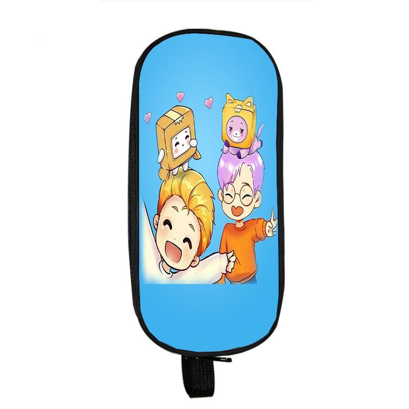 Lankybox Boxy And Foxy робот-пенал большая коробка для хранения портативная сумка для ручек для девочек двухслойная школьная сумка Kawaii чехол для канцелярских принадлежностей 1
Lankybox Boxy And Foxy робот-пенал большая коробка для хранения портативная сумка для ручек для девочек двухслойная школьная сумка Kawaii чехол для канцелярских принадлежностей 1