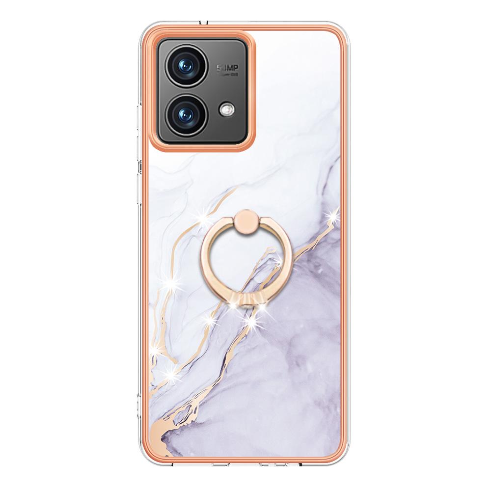 For Motorola Moto G84 5G Case with Ring Kickstand Marble Pattern Electroplating TPU Back Cover White 006
For Motorola Moto G84 5G Case with Ring Kickstand Marble Pattern Electroplating TPU Back Cover White 006