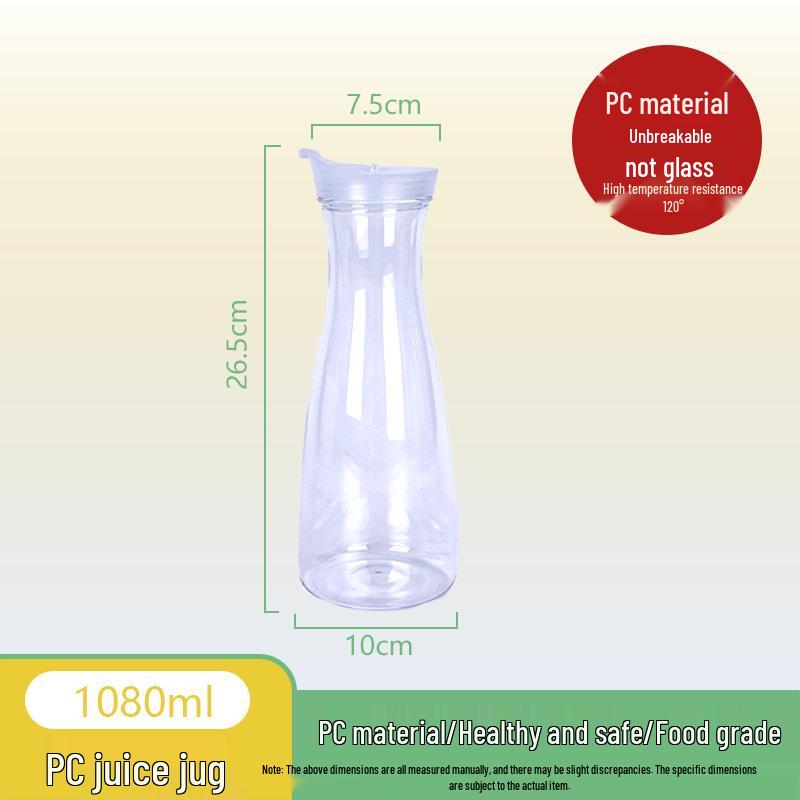 Large Capacity Thick Acrylic Cold Water Pitcher with Lid - Food Grade
Large Capacity Thick Acrylic Cold Water Pitcher with Lid - Food Grade