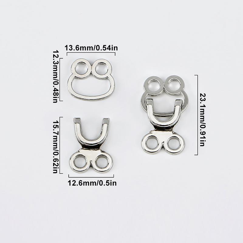 10 пар крючков для воротника, пуговицы, металл, невидимые пуговицы для ветровки, брюк, невидимые крючки для одежды, пальто, 3 размера 23mm серебряный
10 пар крючков для воротника, пуговицы, металл, невидимые пуговицы для ветровки, брюк, невидимые крючки для одежды, пальто, 3 размера 23mm серебряный