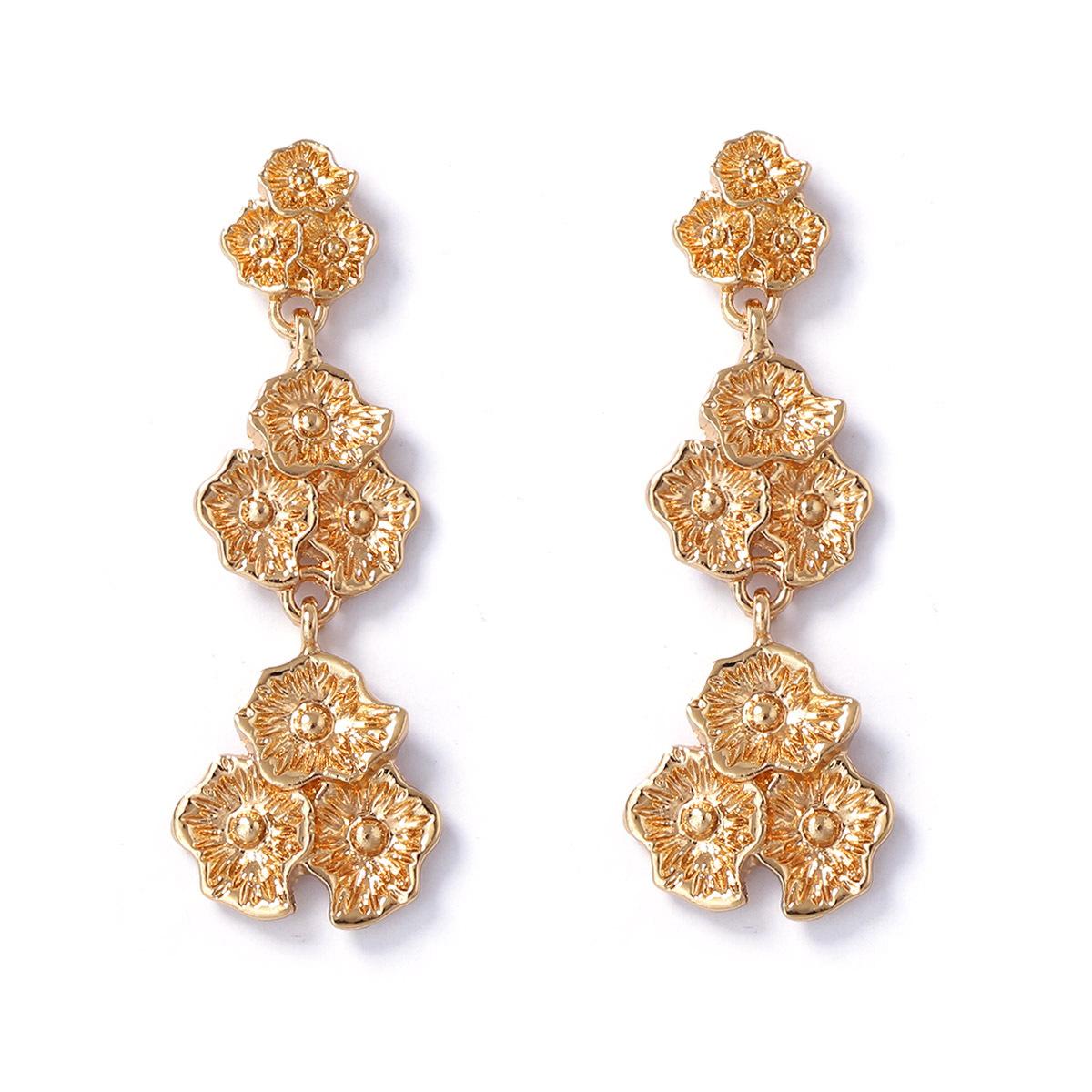 DIGADAGU Metal Three Small Flowers Dangle Earrings New Simple Vintage Earrings Women Daily Zircon Accessories золотий
DIGADAGU Metal Three Small Flowers Dangle Earrings New Simple Vintage Earrings Women Daily Zircon Accessories золотий