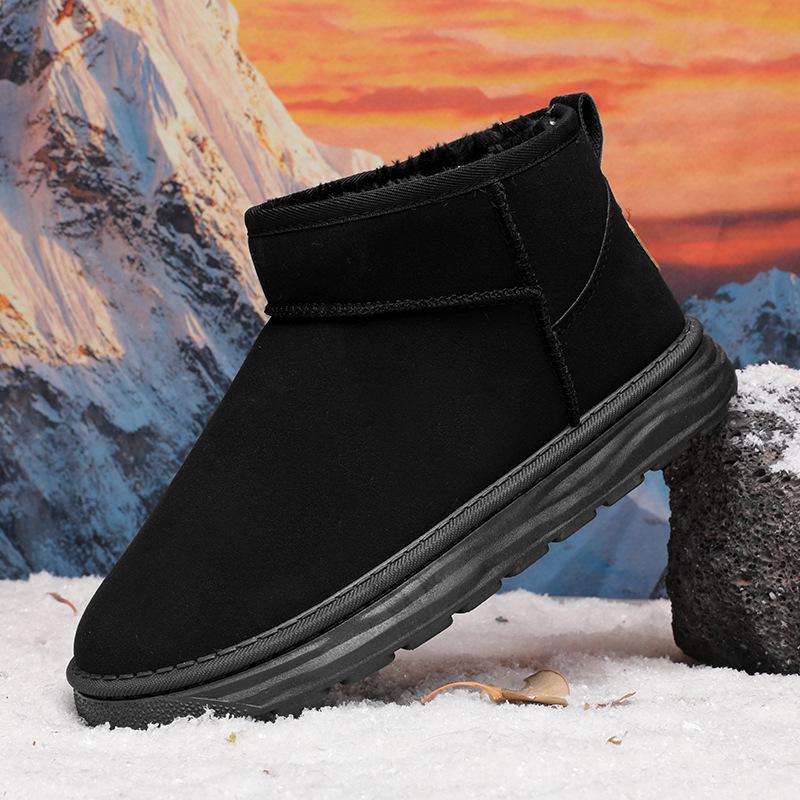 Мужские зимние ботинки Northeast: Уличная обувь из толстой теплой кожи и меха с бархатной подкладкой, защищающая от холода 46
Мужские зимние ботинки Northeast: Уличная обувь из толстой теплой кожи и меха с бархатной подкладкой, защищающая от холода 46