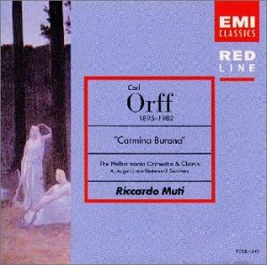 CD RICCARDO MUTI Orff Carmina Burana TOCE4048 1997 Japan Classical Used
CD RICCARDO MUTI Orff Carmina Burana TOCE4048 1997 Japan Classical Used