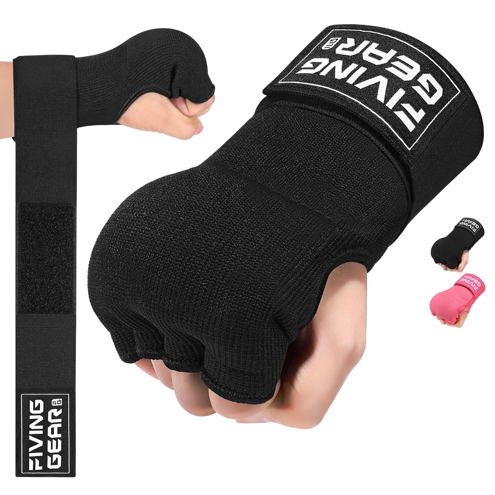 FIVING Bandage Easy Velcro Inner Gloves Boxing MMA Taekwondo Sand Bag Training Shock Absorption Gel Pad (Black, L) чёрный
FIVING Bandage Easy Velcro Inner Gloves Boxing MMA Taekwondo Sand Bag Training Shock Absorption Gel Pad (Black, L) чёрный