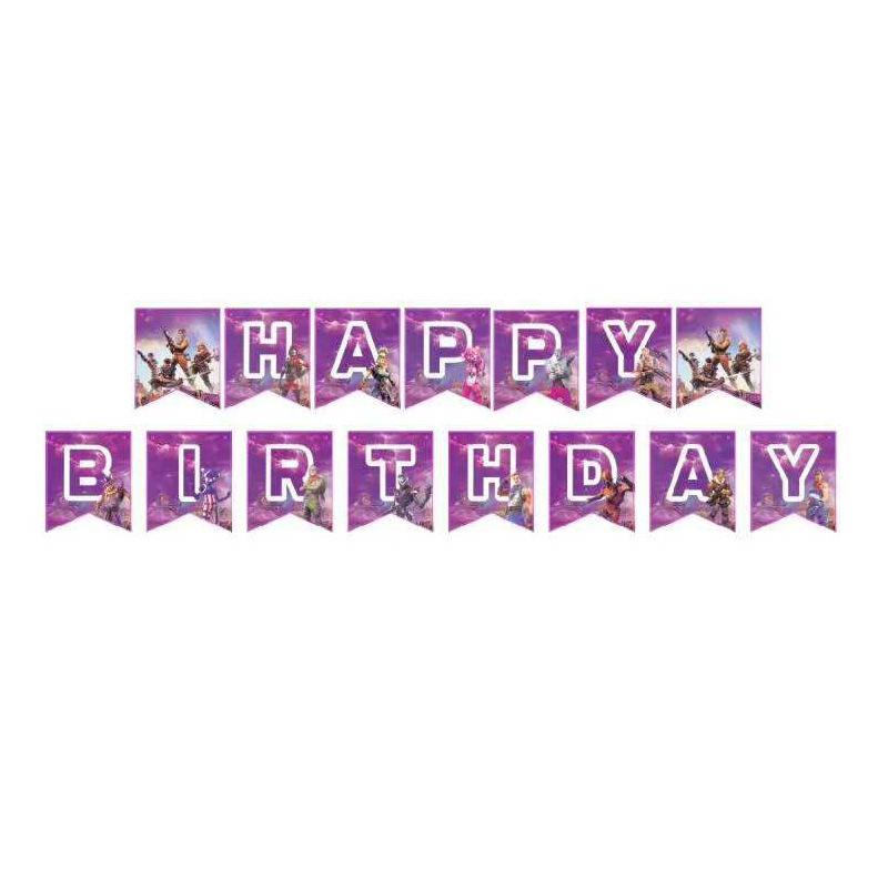 Gunfight Game Theme Fortnite Birthday Party Toys Tablecloth Paper Cup Plate Flag Set
Gunfight Game Theme Fortnite Birthday Party Toys Tablecloth Paper Cup Plate Flag Set