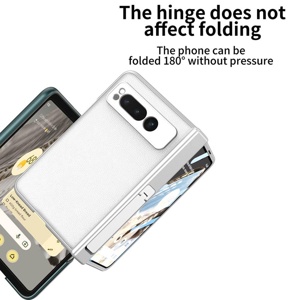 For Google Pixel Fold Magnetic Hinge Protection Phone Case PU Leather+PC Cover with Tempered Glass Film B
For Google Pixel Fold Magnetic Hinge Protection Phone Case PU Leather+PC Cover with Tempered Glass Film B