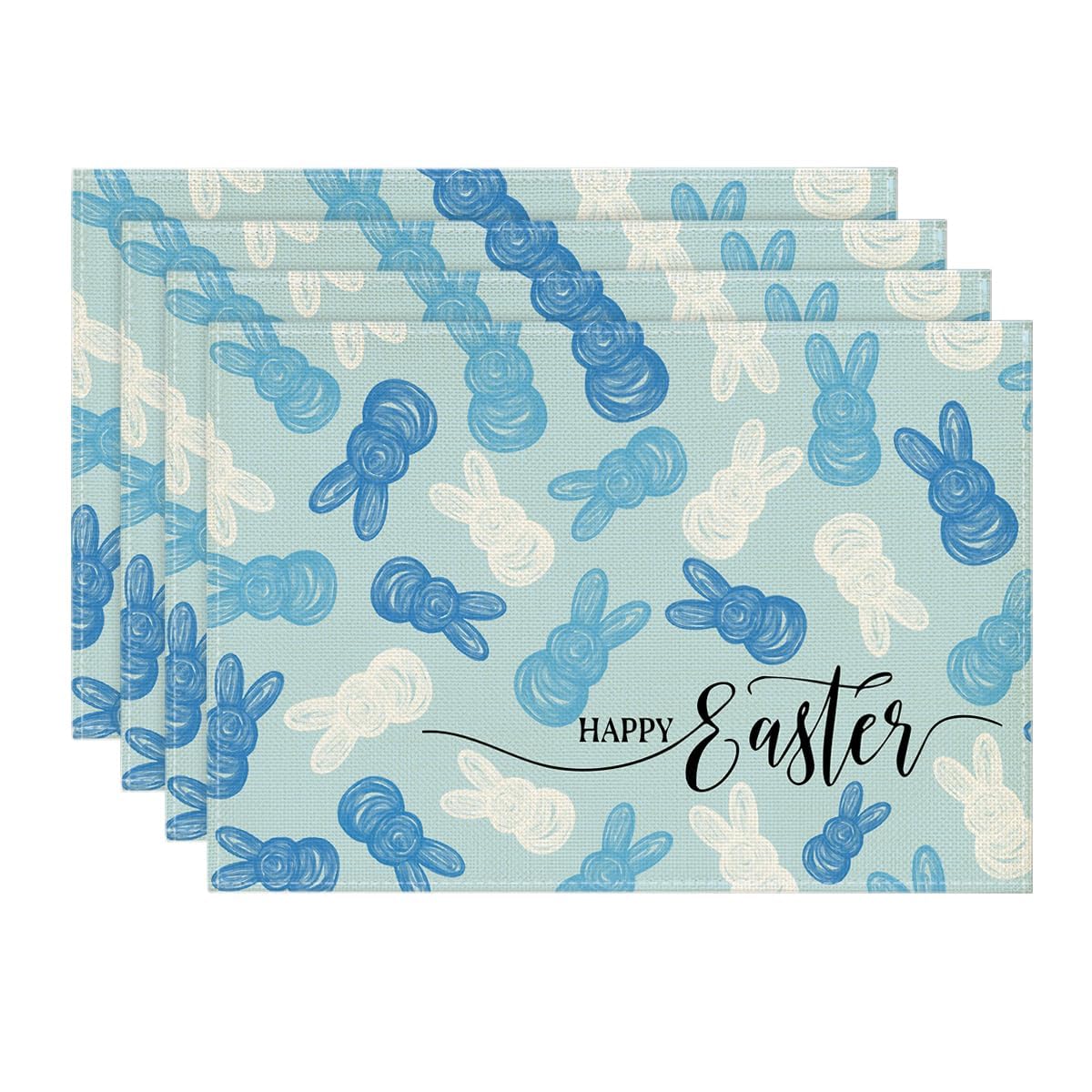 Yellow Rabbit Bunny Happy Easter Placemats Set of 4, 12x18 Inch Seasonal Spring Holiday Table Mats for Party Kitchen Dining Decoration 12 x 18 , Rectangular 4 Pcs
Yellow Rabbit Bunny Happy Easter Placemats Set of 4, 12x18 Inch Seasonal Spring Holiday Table Mats for Party Kitchen Dining Decoration 12 x 18 , Rectangular 4 Pcs