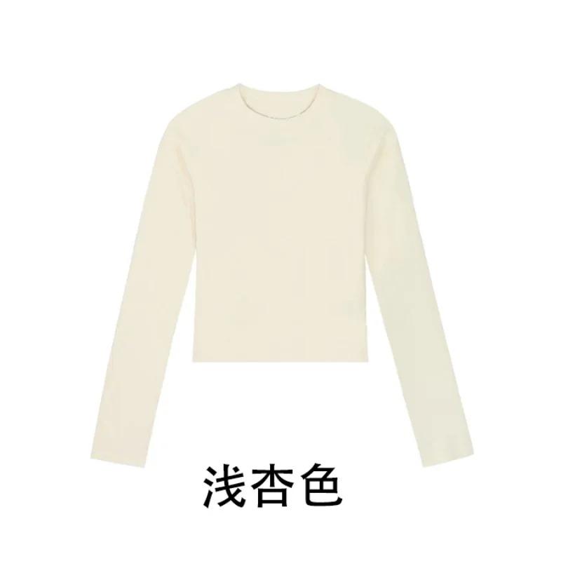 Cotton O Neck Long Sleeve Shirt Women Sexy Cropped Tops 2024 Autumn Black Casual Skinny Slim Basic Woman T Shirts White Clothing XXL бежевий
Cotton O Neck Long Sleeve Shirt Women Sexy Cropped Tops 2024 Autumn Black Casual Skinny Slim Basic Woman T Shirts White Clothing XXL бежевий
