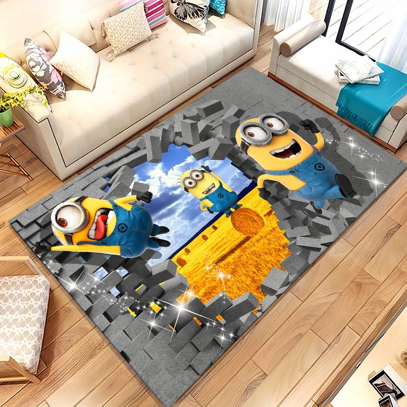 Cute Minions cartoon Living Room Non-Slip Area Rug Soft Carpet for Bedroom Kids Playroom Sofa,Home Decor Doormat Gift 40x60cm
Cute Minions cartoon Living Room Non-Slip Area Rug Soft Carpet for Bedroom Kids Playroom Sofa,Home Decor Doormat Gift 40x60cm