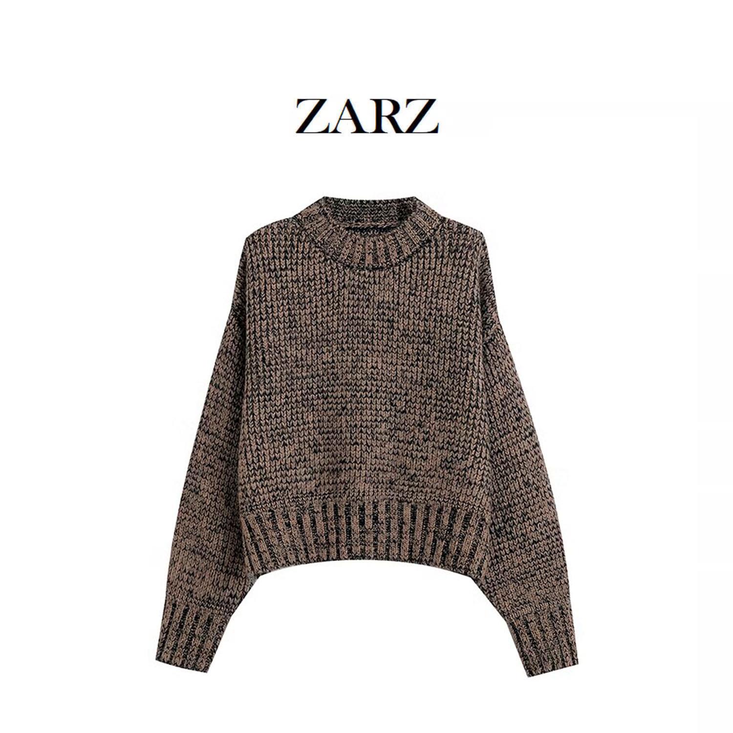 ZARZ Classic Colorblock Wool Pullover - Versatile European & American Style Women s Fashion One Size темно-коричневого
ZARZ Classic Colorblock Wool Pullover - Versatile European & American Style Women s Fashion One Size темно-коричневого