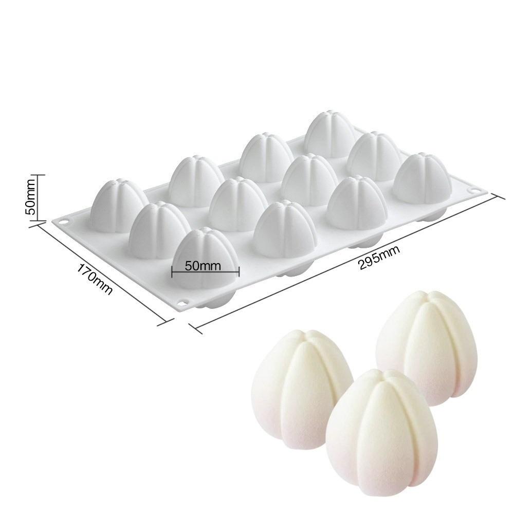 Baking Tool 12-Cavity Mousse Mould Flower Bud Design Reusable Silicone Mousse Mould Flexible Non-Stick Chocolate Mold Baking белый
Baking Tool 12-Cavity Mousse Mould Flower Bud Design Reusable Silicone Mousse Mould Flexible Non-Stick Chocolate Mold Baking белый