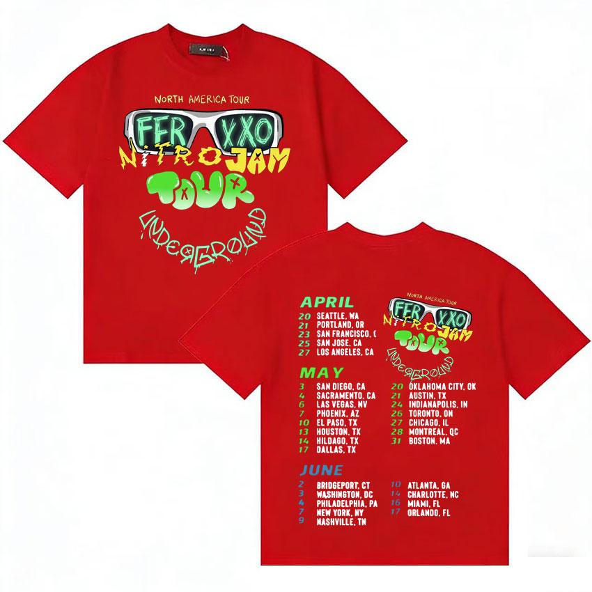 Feid Aesthetic Tour List Graphic Tshrit Pop Music High Quality Y2k Clothing Casual Short Sleeve Cotton Oversized Tops Fans Gift S
Feid Aesthetic Tour List Graphic Tshrit Pop Music High Quality Y2k Clothing Casual Short Sleeve Cotton Oversized Tops Fans Gift S