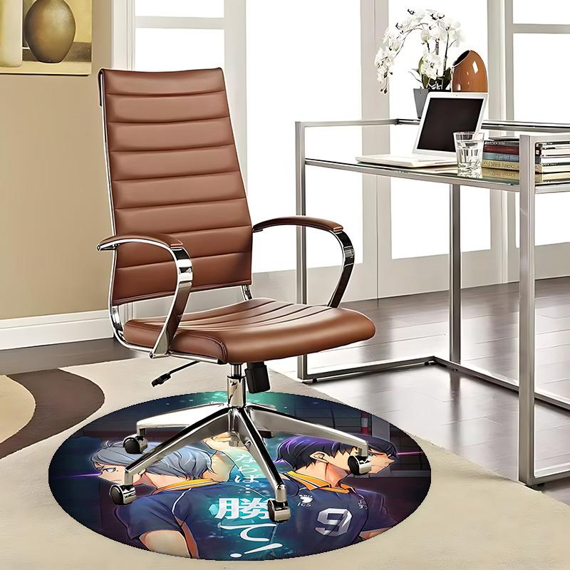 1pc Haikyuu Kageyama Tobio & Tsukishima Kei Round Carpet, Office Chair Mat, Non-Slip Rug, Seasonal Gift, Suitable for Home Decor, Living Room 80cm
1pc Haikyuu Kageyama Tobio & Tsukishima Kei Round Carpet, Office Chair Mat, Non-Slip Rug, Seasonal Gift, Suitable for Home Decor, Living Room 80cm