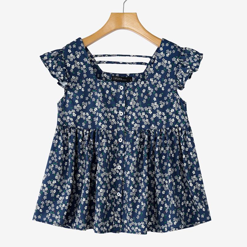 ZANZEA Women Summer Casual Square Neck Sleeveless Floral Print Blouse
ZANZEA Women Summer Casual Square Neck Sleeveless Floral Print Blouse