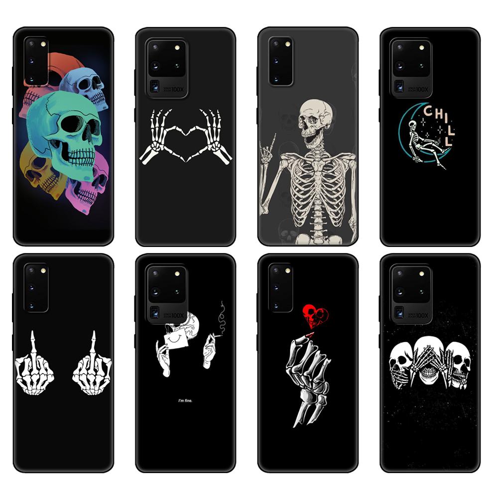 Black tpu Case For Samsung galaxy S20 /S20 PLUS/S20 ultra/S20+ /S20FE back cover Funny Skull
Black tpu Case For Samsung galaxy S20 /S20 PLUS/S20 ultra/S20+ /S20FE back cover Funny Skull