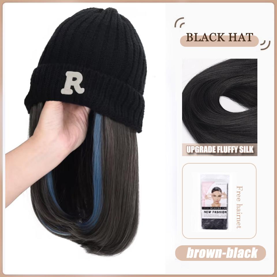 Купити Шапка-перука Цілісний синтетичний перук Жіночий Осінньо-зимовий Плюс Вовняна в язана шапка Мелірований Блакитний Короткий Прямий Перук-шапка 28CM
Купити Шапка-перука Цілісний синтетичний перук Жіночий Осінньо-зимовий Плюс Вовняна в язана шапка Мелірований Блакитний Короткий Прямий Перук-шапка 28CM