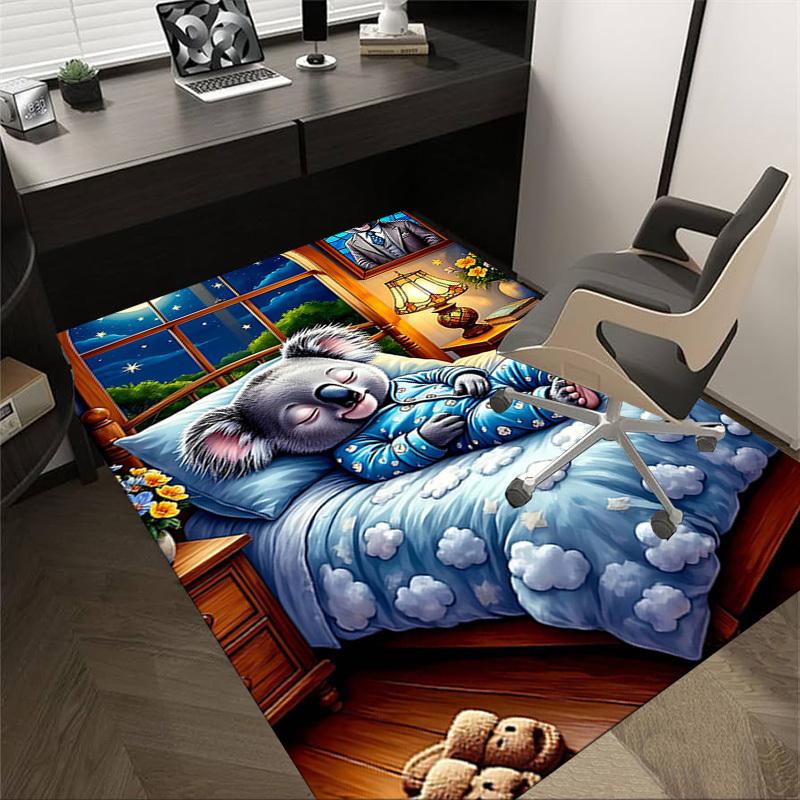 1PC Koala pajamas Non-Slip Floor Carpet Compatible for Office&Living Room&Dining room - Flat-Weave Machine- Soft & Pattern-E310 60cm by 90cm
1PC Koala pajamas Non-Slip Floor Carpet Compatible for Office&Living Room&Dining room - Flat-Weave Machine- Soft & Pattern-E310 60cm by 90cm