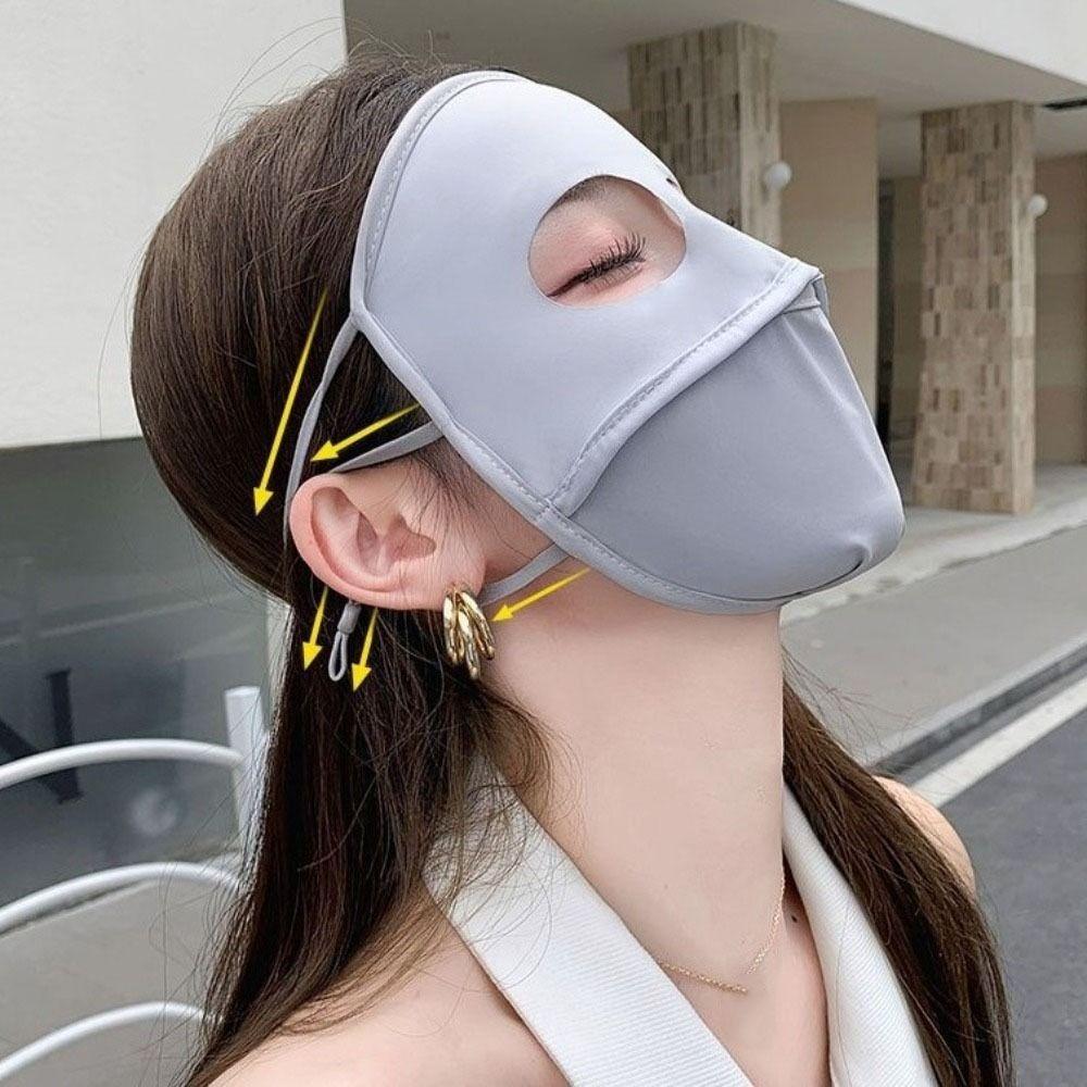 Solid Color Sunscreen Mask Full Face Face Gini Mask Thin Ice Silk Mask Women/Girls темно-сірий колір
Solid Color Sunscreen Mask Full Face Face Gini Mask Thin Ice Silk Mask Women/Girls темно-сірий колір