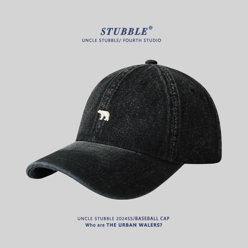 Polar Embroidered Baseball Caps for Men and Women with Big Head Circumference Widened Brim Showing Small Face Washed Denim Cap Adjustable чорний
Polar Embroidered Baseball Caps for Men and Women with Big Head Circumference Widened Brim Showing Small Face Washed Denim Cap Adjustable чорний