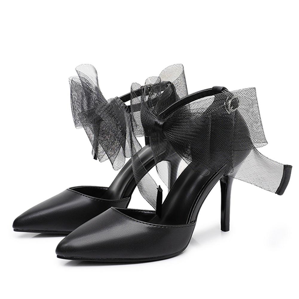 9cm Lace Bow High Heels New Sexy Line with Pointed Thin Head Pumps Girl Baotou Sandals Women 36 чёрный
9cm Lace Bow High Heels New Sexy Line with Pointed Thin Head Pumps Girl Baotou Sandals Women 36 чёрный