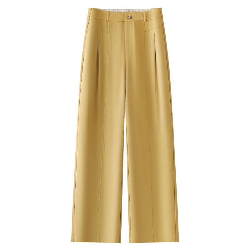 Women s Yellow Tencel Cotton High Waist Wide Leg Pants - Slimming Spring 2025 Straight Leg Casual Trousers L
Women s Yellow Tencel Cotton High Waist Wide Leg Pants - Slimming Spring 2025 Straight Leg Casual Trousers L