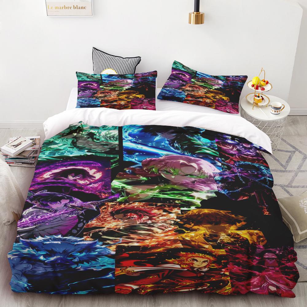 Duvet Covers Demon Slayer Bedding Sets Cartoon Comforter Bed Linen Boys Kids Single Double Size Soft Bedclothes Home Decor Anime 135x200cm
Duvet Covers Demon Slayer Bedding Sets Cartoon Comforter Bed Linen Boys Kids Single Double Size Soft Bedclothes Home Decor Anime 135x200cm