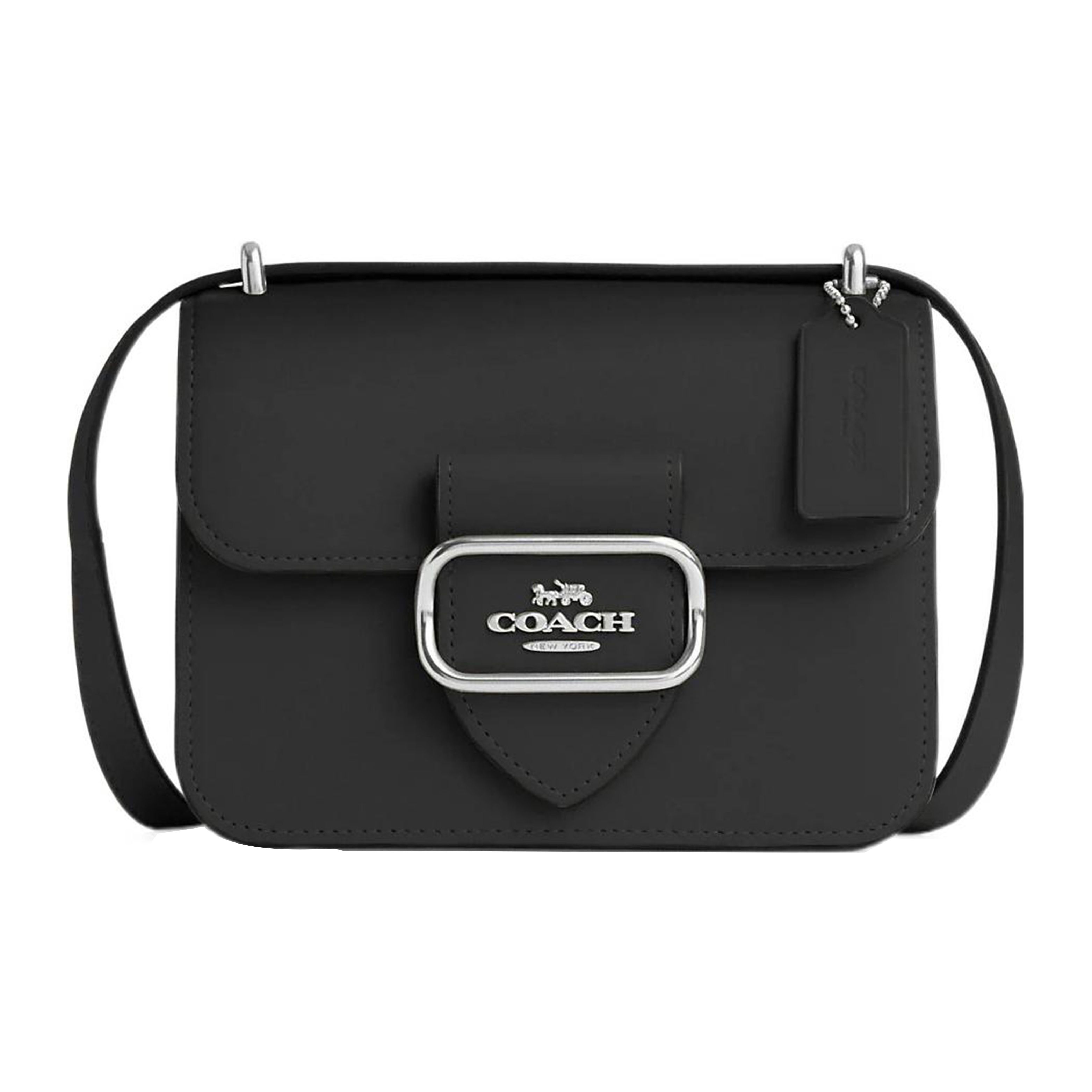 Coach 18 Solid Color Logo Flap Snap Multifunctional Pocket Calfskin Square Shoulder Crossbody Bag Small Women Bags Black CL416-SVDTV Basic Set (Bag+Dust Bag)
Coach 18 Solid Color Logo Flap Snap Multifunctional Pocket Calfskin Square Shoulder Crossbody Bag Small Women Bags Black CL416-SVDTV Basic Set (Bag+Dust Bag)