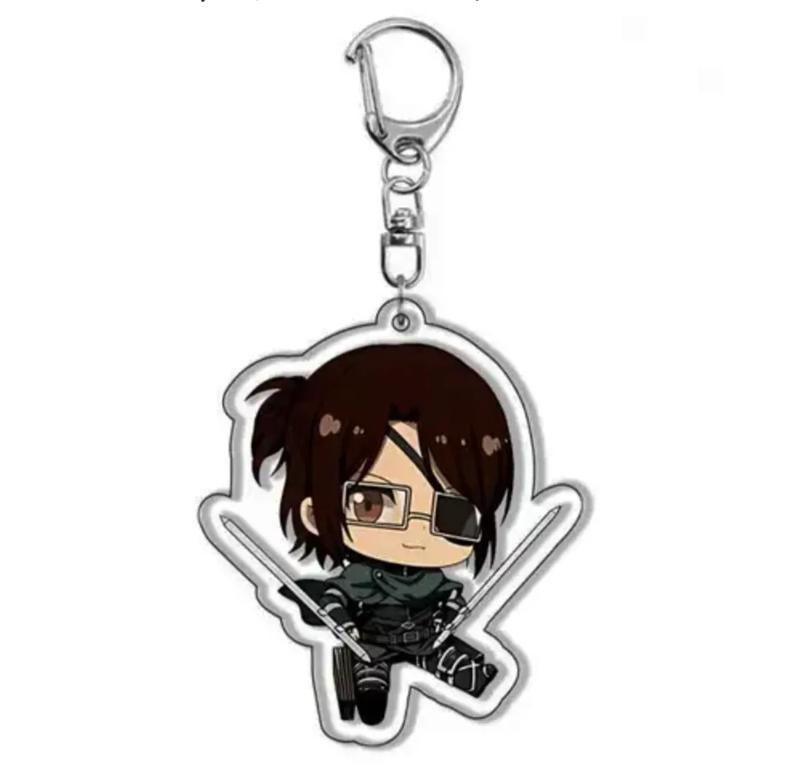 Anime Acrylic Key Buckle for Attack On Titan Levi Ackerman Hange Zoe Reiner Braun Chibi Version Acrylic Keychain Pendant Gift
Anime Acrylic Key Buckle for Attack On Titan Levi Ackerman Hange Zoe Reiner Braun Chibi Version Acrylic Keychain Pendant Gift