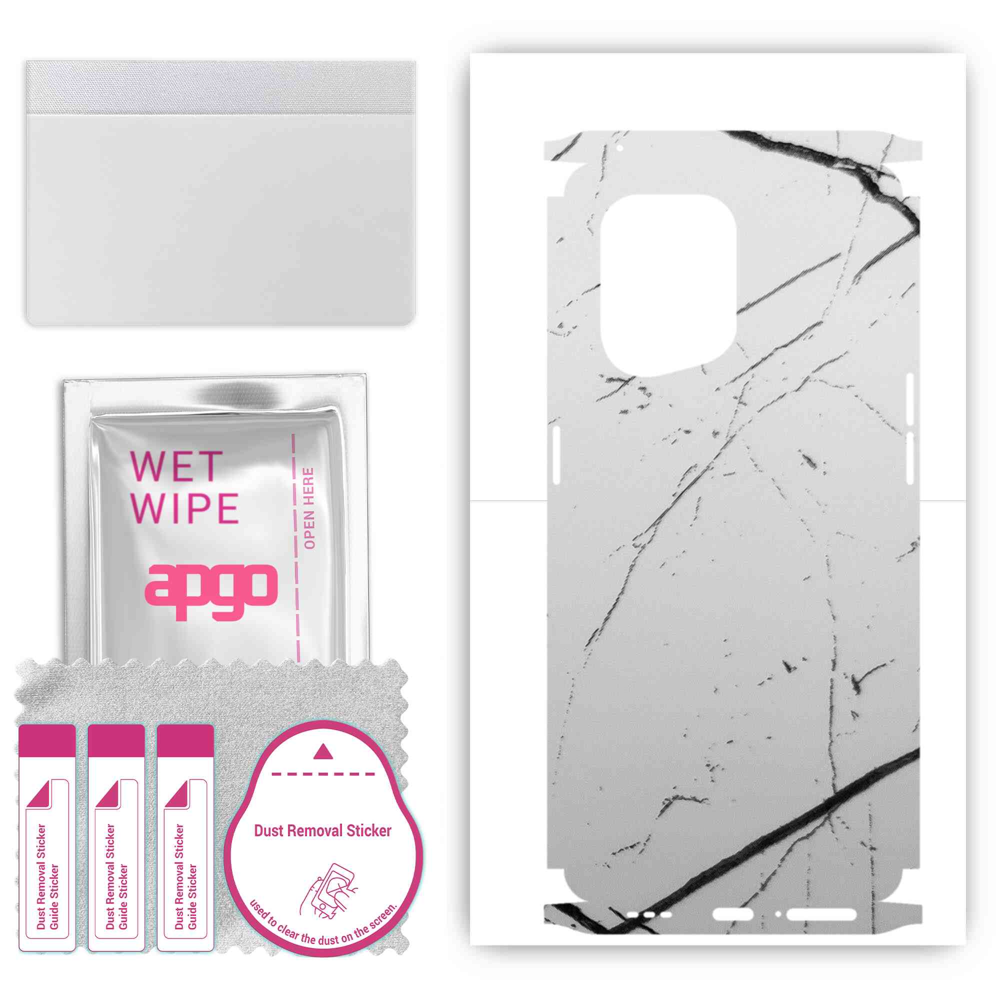 apgo Protective Skin Sticker for the back+sides compatible with Oppo Find X5, Full Wrap Film, Foil, Vinyl - Pattern White Marble
apgo Protective Skin Sticker for the back+sides compatible with Oppo Find X5, Full Wrap Film, Foil, Vinyl - Pattern White Marble