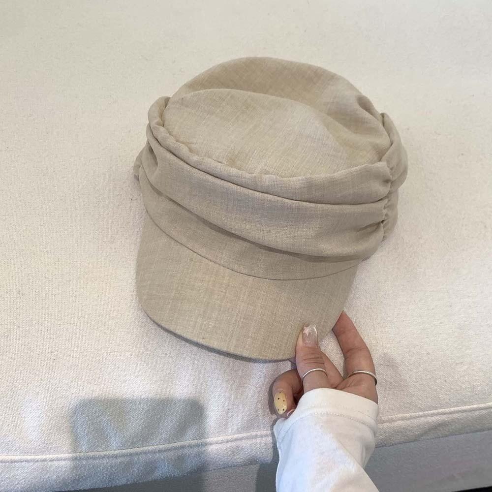 Vintage Looking Plaid Pleated Equestrian Hat Japanese Style Solid Color Peaked Flat Cap British Style Retro Sun Protection Hat бежевый
Vintage Looking Plaid Pleated Equestrian Hat Japanese Style Solid Color Peaked Flat Cap British Style Retro Sun Protection Hat бежевый