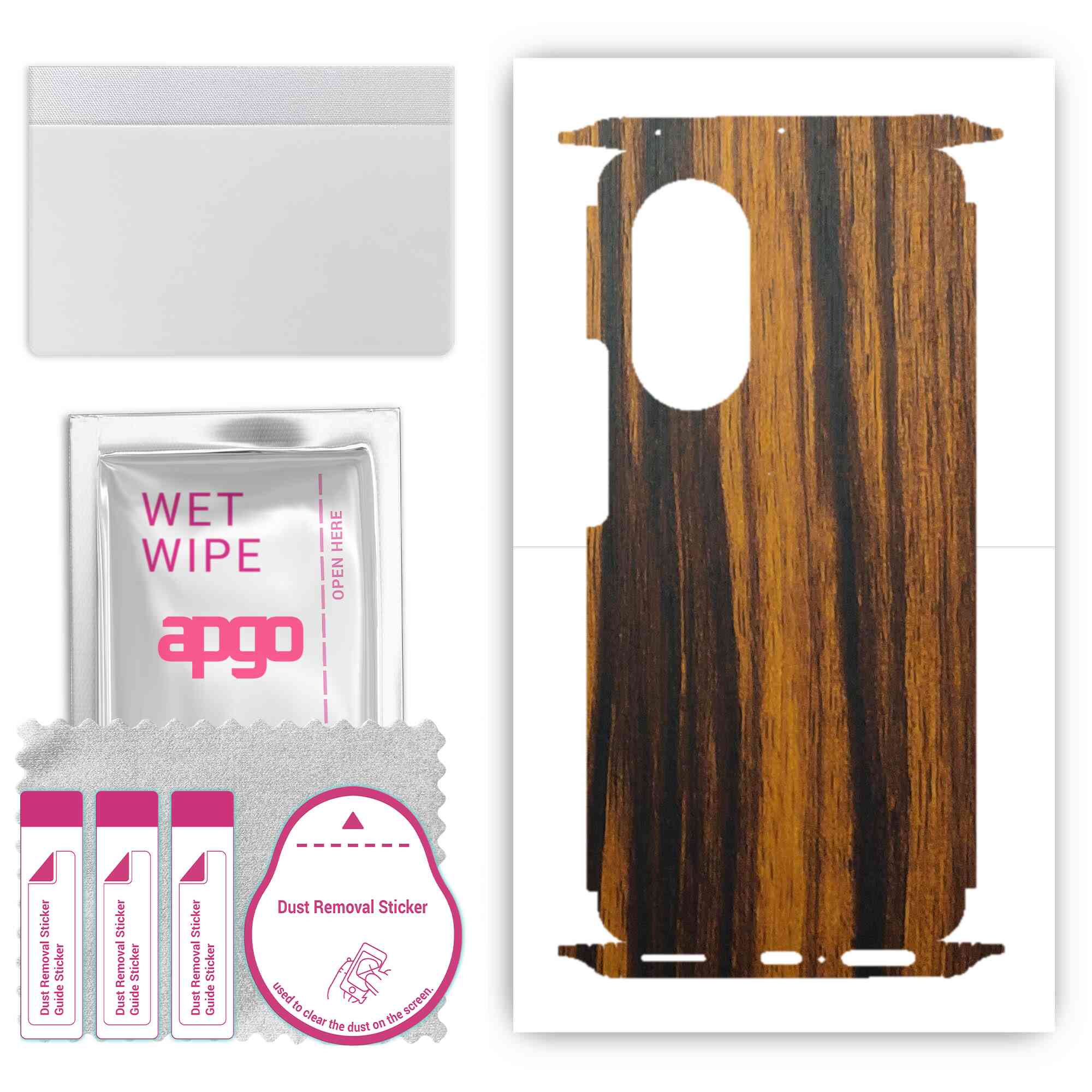 apgo Protective Skin Sticker for the back+sides compatible with Honor 50, Full Wrap Film, Foil, Vinyl - Pattern Tigerwood
apgo Protective Skin Sticker for the back+sides compatible with Honor 50, Full Wrap Film, Foil, Vinyl - Pattern Tigerwood