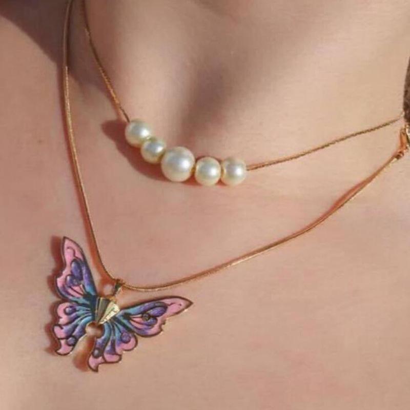 Barbie Princess Pearl Drop Crystal Choker Butterfly Necklace - Best Friend Jewelry Gift
Barbie Princess Pearl Drop Crystal Choker Butterfly Necklace - Best Friend Jewelry Gift