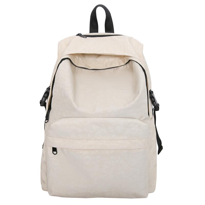 Однотонный нейлоновый рюкзак женский легкий рюкзак для школьников белый
Однотонный нейлоновый рюкзак женский легкий рюкзак для школьников белый