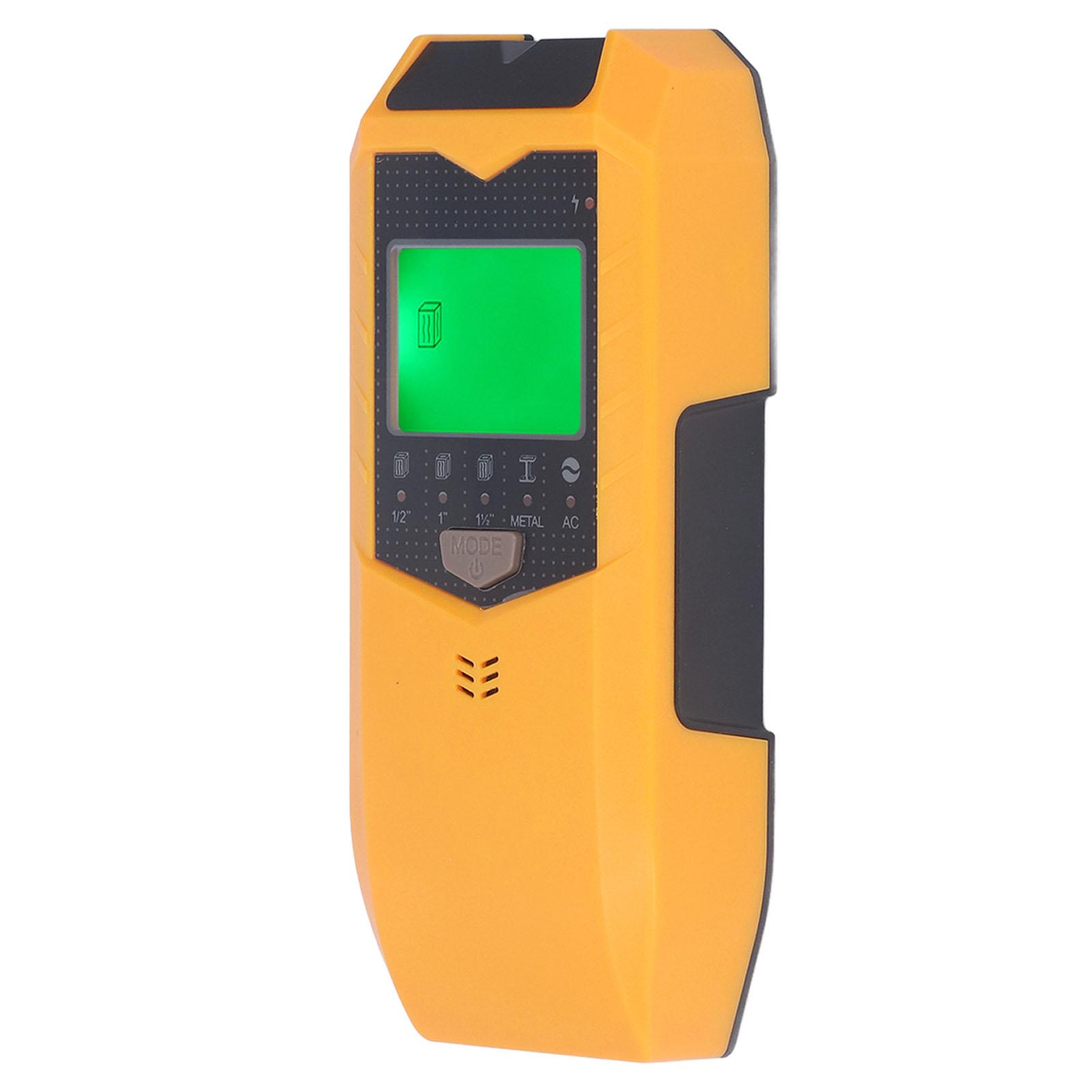 Stud Finder Wall Scanner Sensor 5 Modes Handheld Detector LED Display for Wood AC Wire Center
Stud Finder Wall Scanner Sensor 5 Modes Handheld Detector LED Display for Wood AC Wire Center