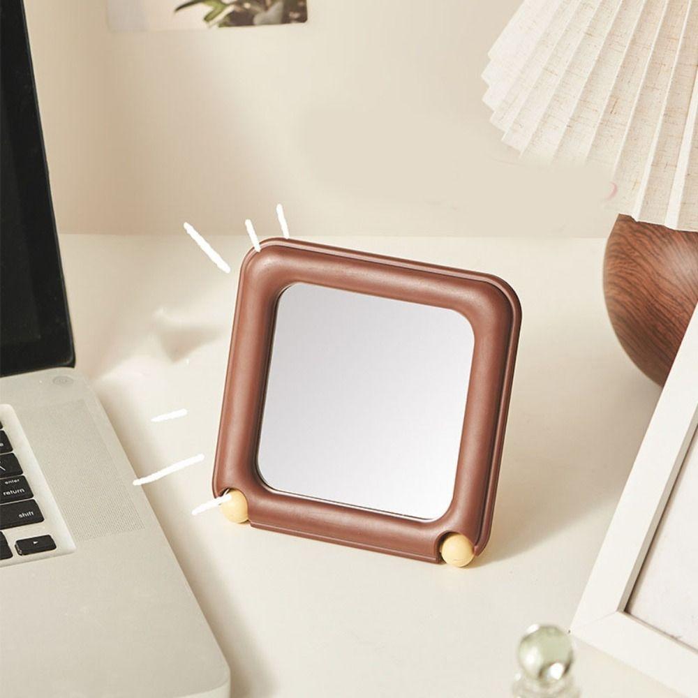 Portable Chocolates Shaped Mirror Cute Table Dressing Mirror Desktop Makeup Mirror Women коричневый
Portable Chocolates Shaped Mirror Cute Table Dressing Mirror Desktop Makeup Mirror Women коричневый
