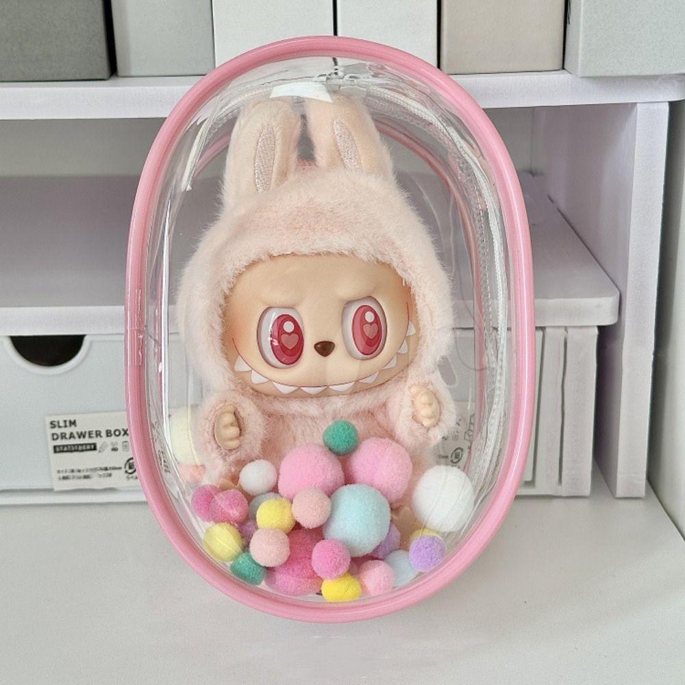 Space Module Labubu Time Doll Outgoing Bag Portable Storage Bag Transparent Ita Bag Travel Style2-Purple
Space Module Labubu Time Doll Outgoing Bag Portable Storage Bag Transparent Ita Bag Travel Style2-Purple